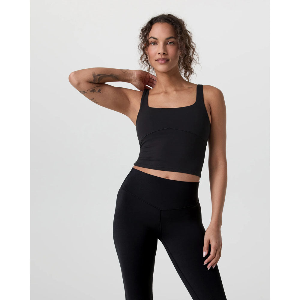 Womens Vuori AllTheForm Support Tank Black