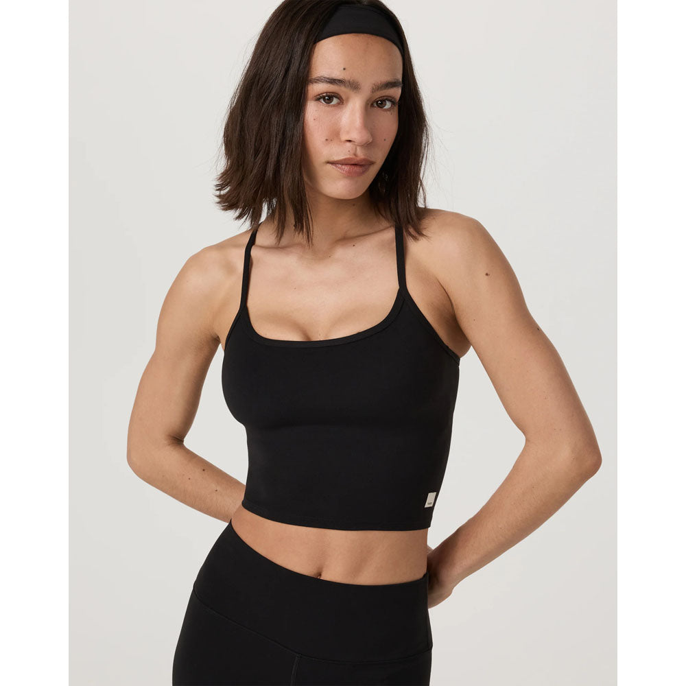 Womens Vuori AllTheFeels Support Tank 2.0 Black