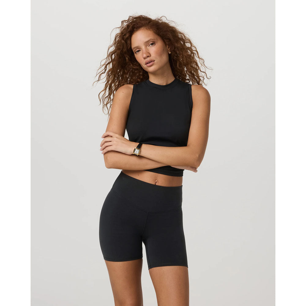 Vuori Womens Halo Muscle Tank Solid Black
