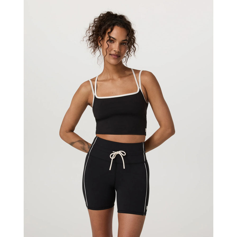 Vuori Womens Daily Layered Tank Black