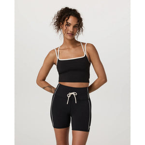Vuori Womens Daily Layered Tank Black