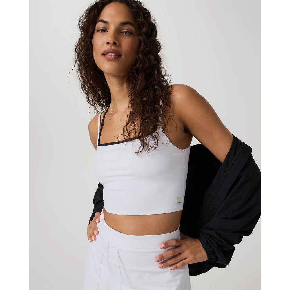 Vuori Womens Daily Layered Tank White