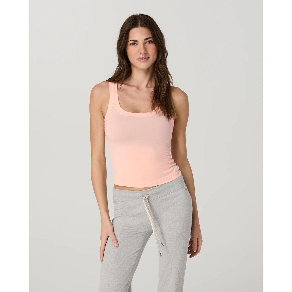 Vuori Womens Energy Racerback Tank ight Peach / L