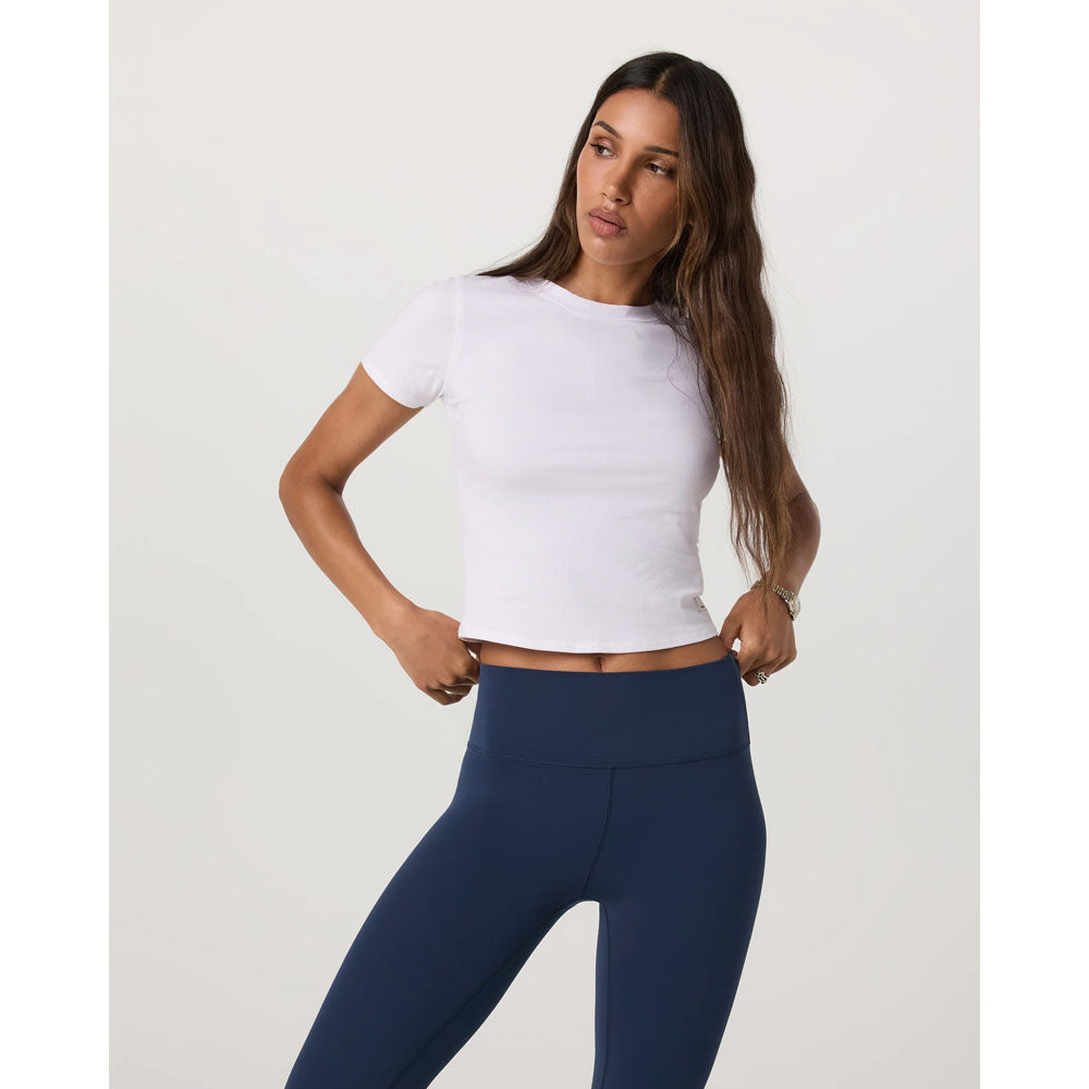 Vuori Womens Pose Fitted Tee White