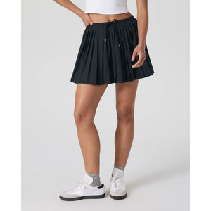 Vuori Womens Clementine Pleated Skirt Black