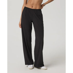 Vuori Womens Villa Everyday Wideleg Black