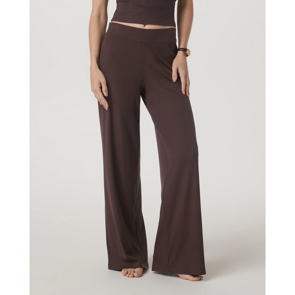 Vuori Womens Pose Wideleg Pant French Roast