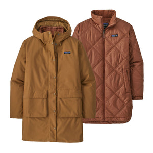 Patagonia Women's Pine Bank 3-in-1 Parka Nest Brown