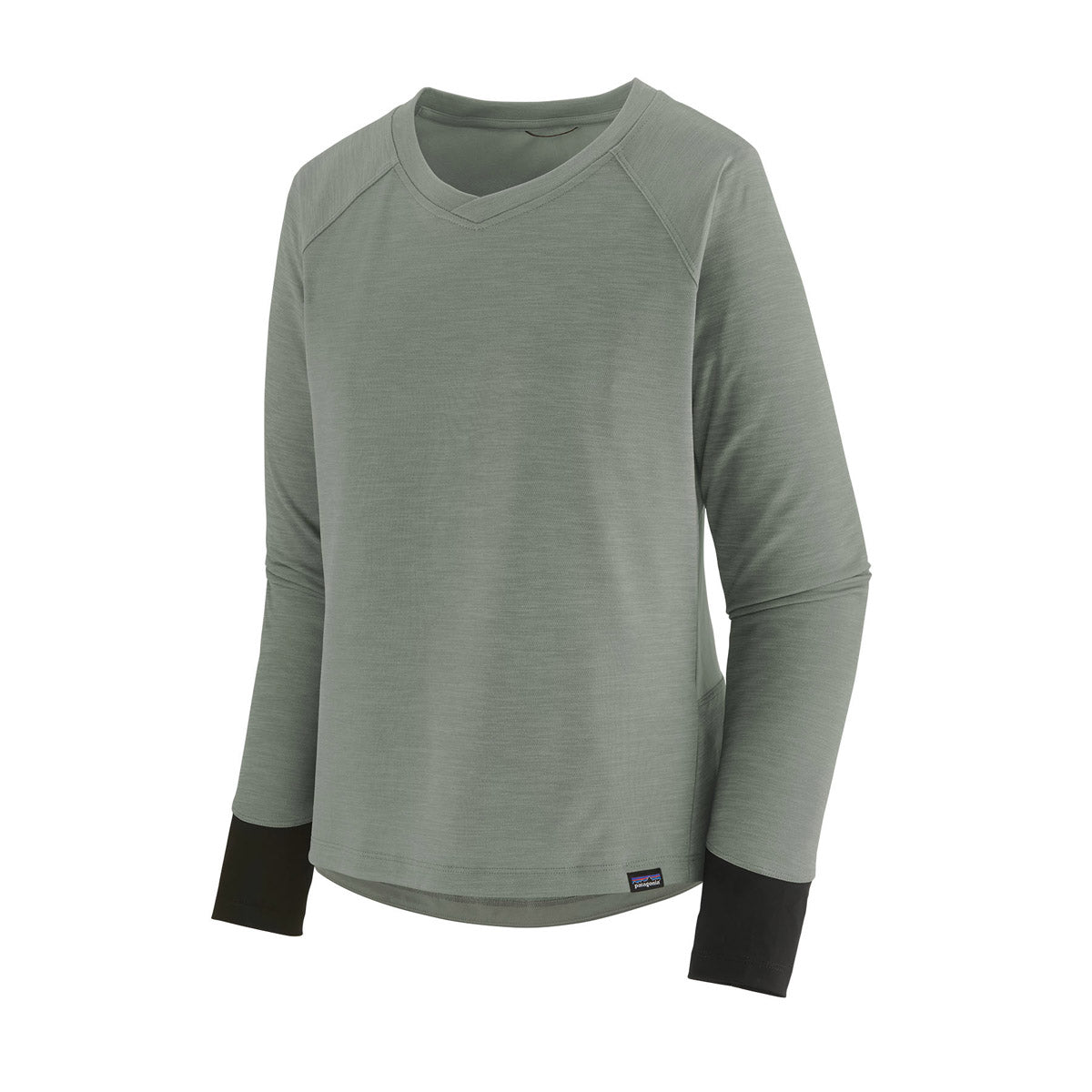 Patagonia Women's Long-Sleeved Dirt Craft Bike Jersey Sleet Green