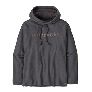 Patagonia Mens Lightweight 73 Text Logo Wildrise Hoody Ink Black