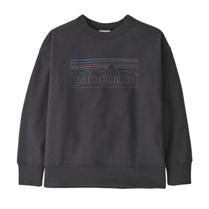 Patagonia Kids Crew Sweatshirt P-6 Outline: Ink Black