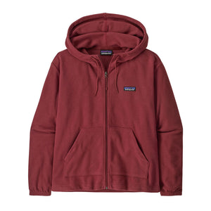 Patagonia Womens Micro D Fleece Hoody Sequoia Red