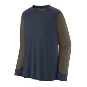 Patagonia Mens Long-Sleeved Dirt Craft Jersey Sunken Blue
