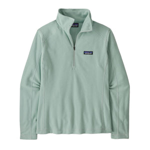 Patagonia Womens Micro D 1/4 Zip Virtually Blue