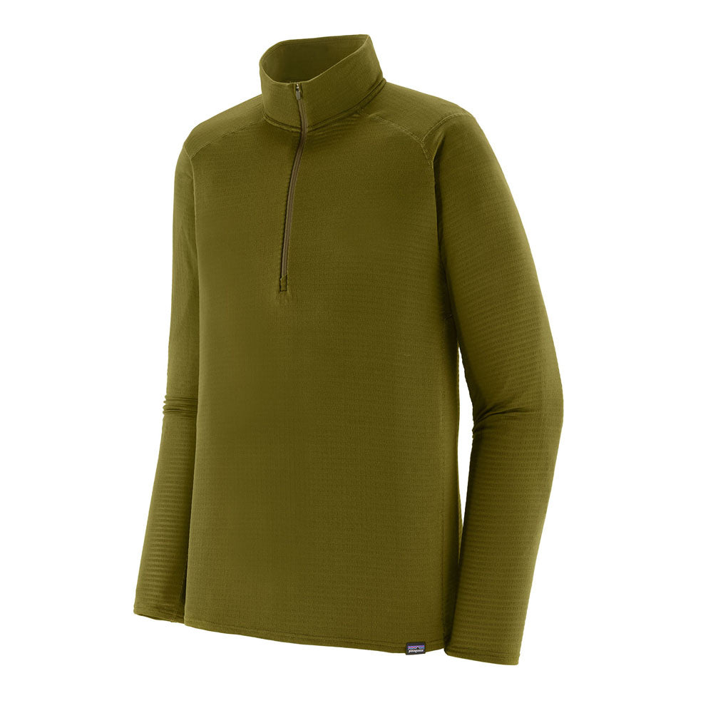 Patagonia Mens Capilene Thermal Weight Zip Neck Pond Green