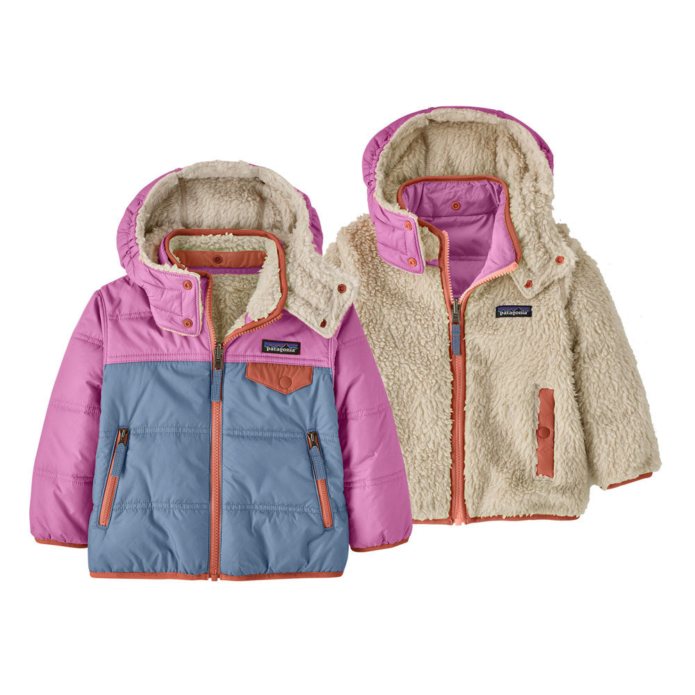 Patagonia Baby Reversible Tribbles Hoody Barnacle Blue