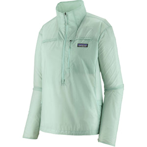 Patagonia Women's Houdini Stash 1/2-Zip Pullover Wispy Green