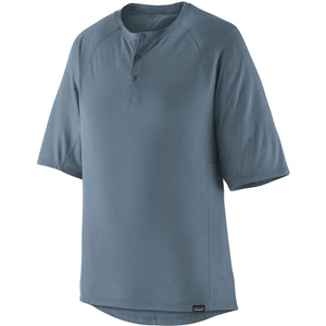 Patagonia Men's Capilene Cool Trail Bike Henley Utility Blue