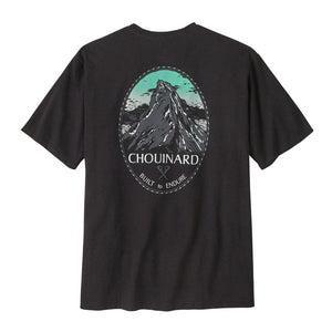 Patagonia Mens Chouinard Crest Pocket Responsibili-Tee Ink Black