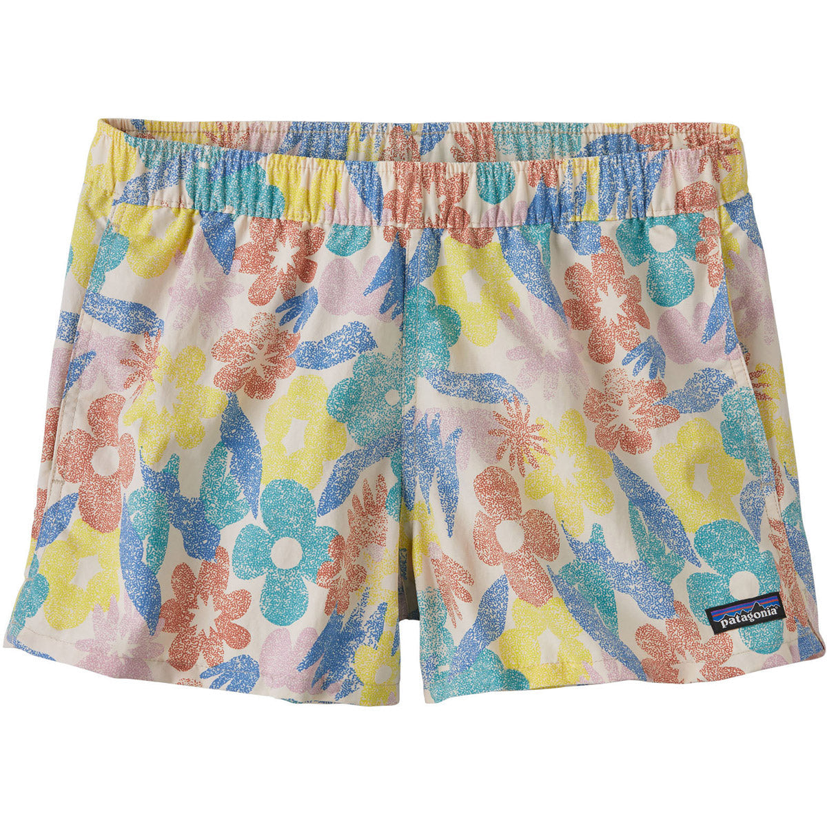 Patagonia Women's Barely Baggies Shorts - 2½" Channeling Spring: Natural