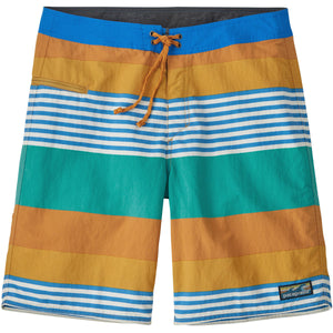Patagonia Men's Wavefarer Boardshorts - 19" Fitz Stripe: Pufferfish Gold