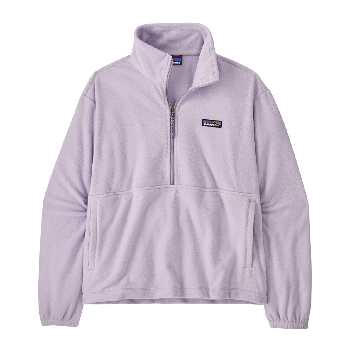 Patagonia Womens Micro D 1/2-Zip Fleece Pullover Foxglove Purple