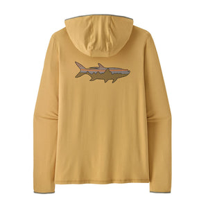 Patagonia Mens Tropic Comfort Natural Graphic Hoody Fitz Roy Tarpon: Beeswax Tan