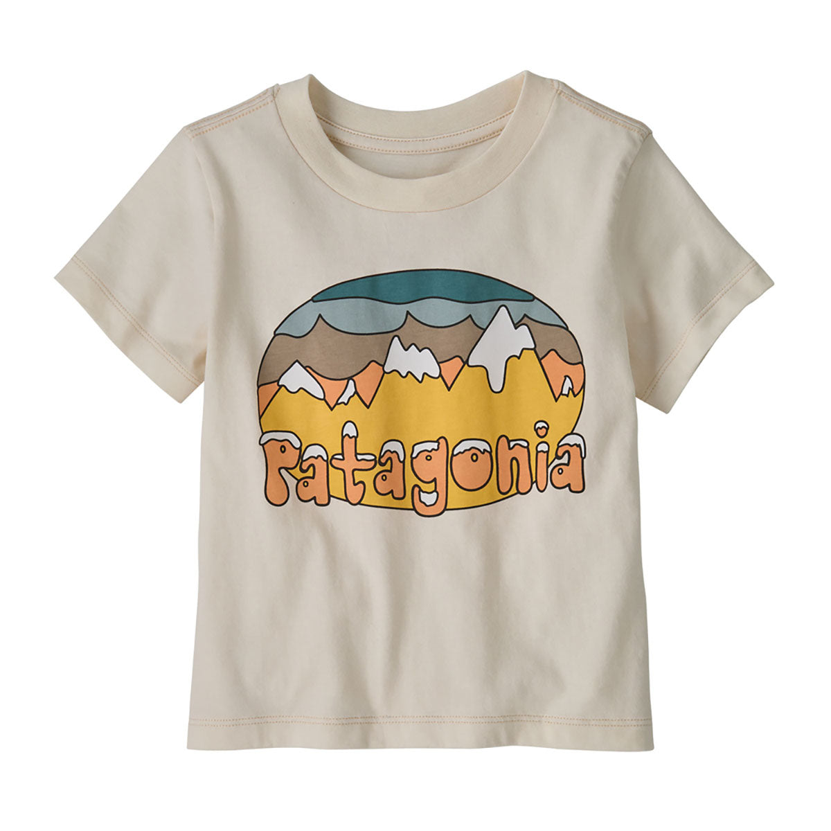 Patagonia Baby Fitz Roy Flurries T-Shirt Undyed Natural