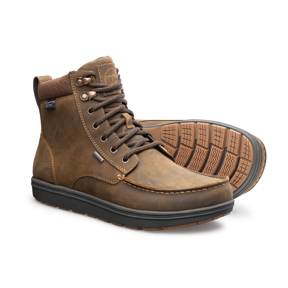 Lems Mens Boulder Boot Grip Dakota