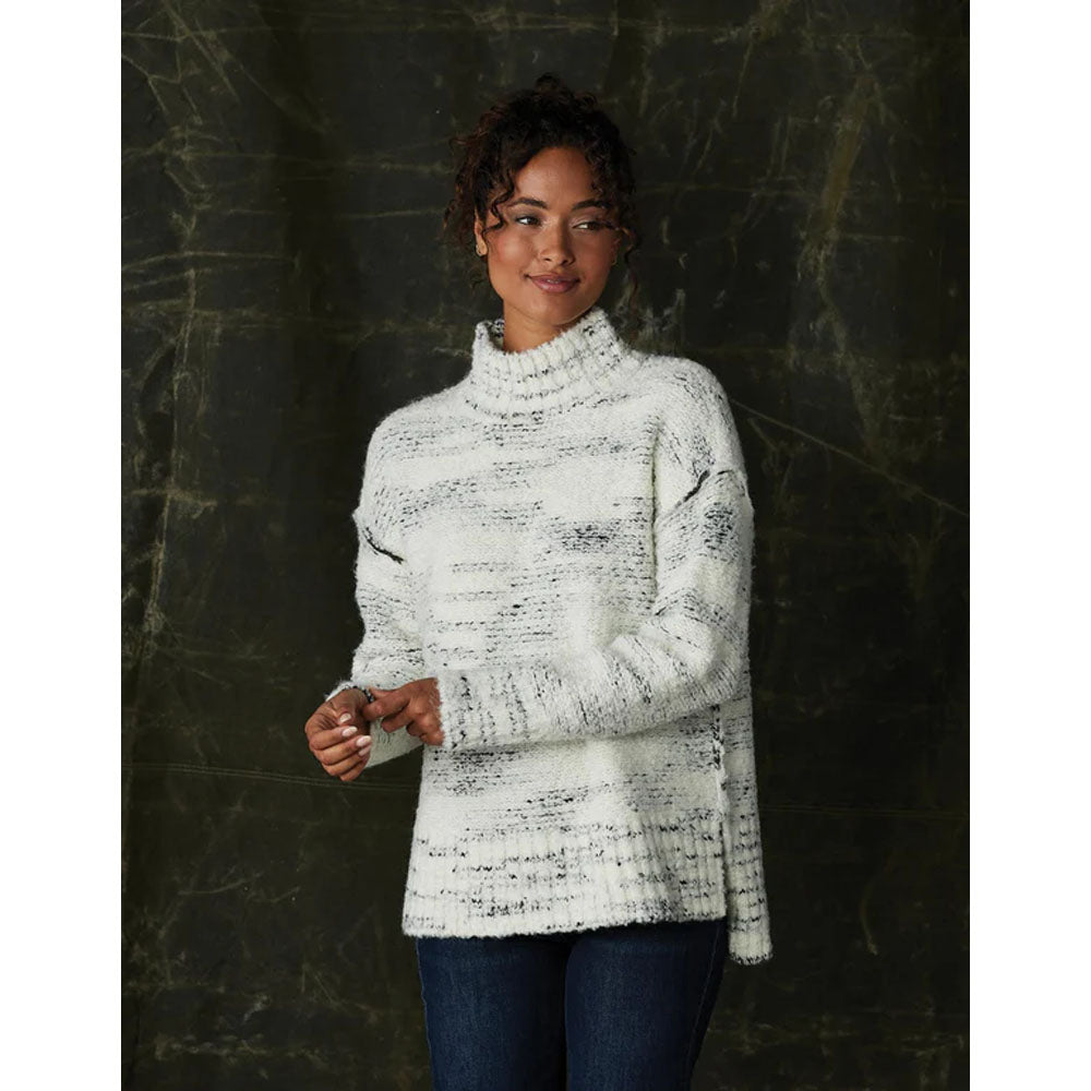 The Normal Brand Women's Nora Novelty Knit Sweater Cream Multi