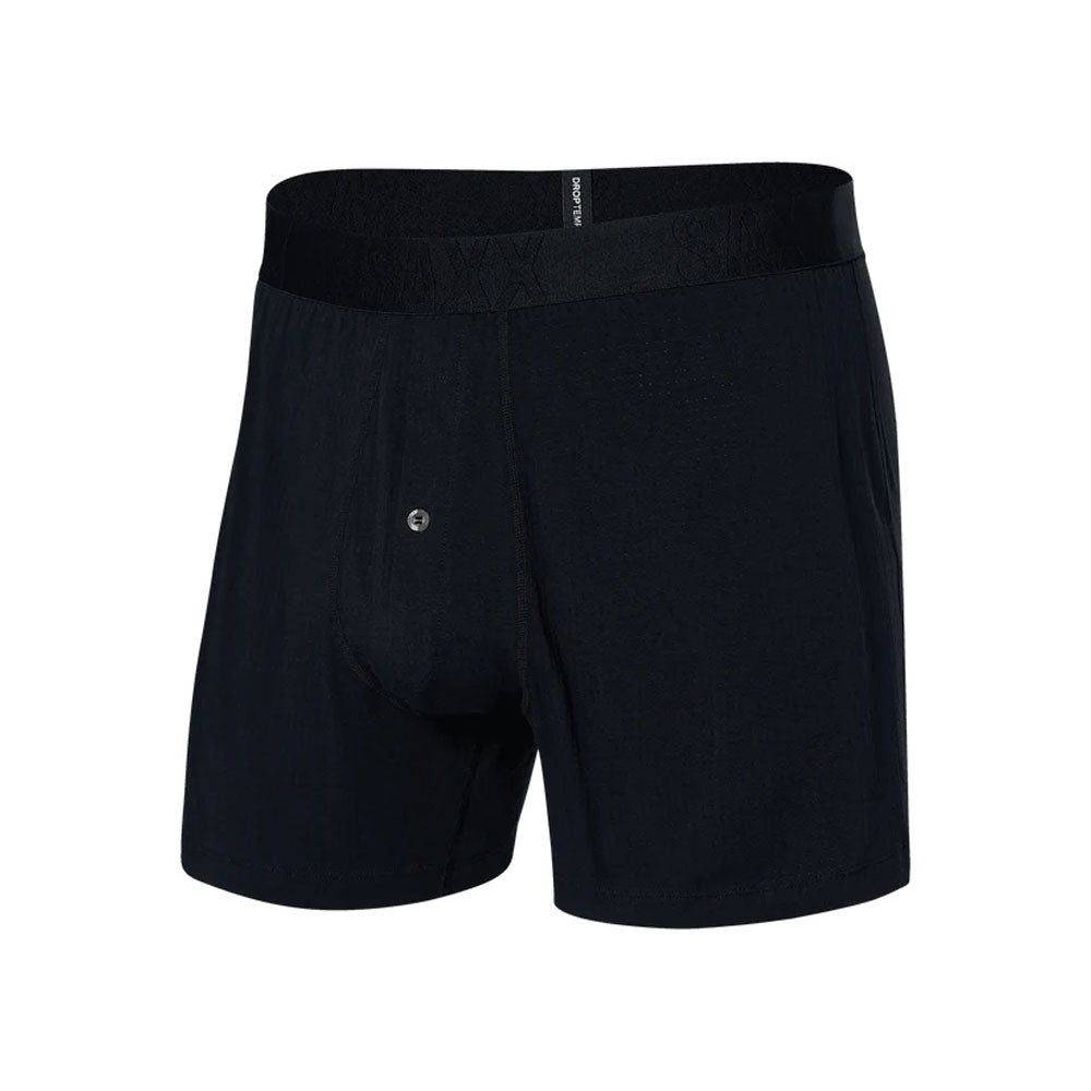 Saxx Underwear Co. Men's DropTemp Cooling Sleep Boxer BLK Black