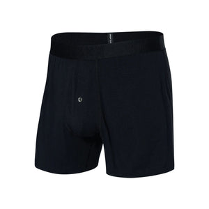 Saxx Underwear Co. Men's DropTemp Cooling Sleep Boxer BLK Black