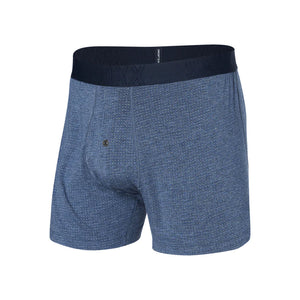 Saxx Underwear Co. Men's DropTemp Cooling Sleep Boxer DNH Dark Denim Heather