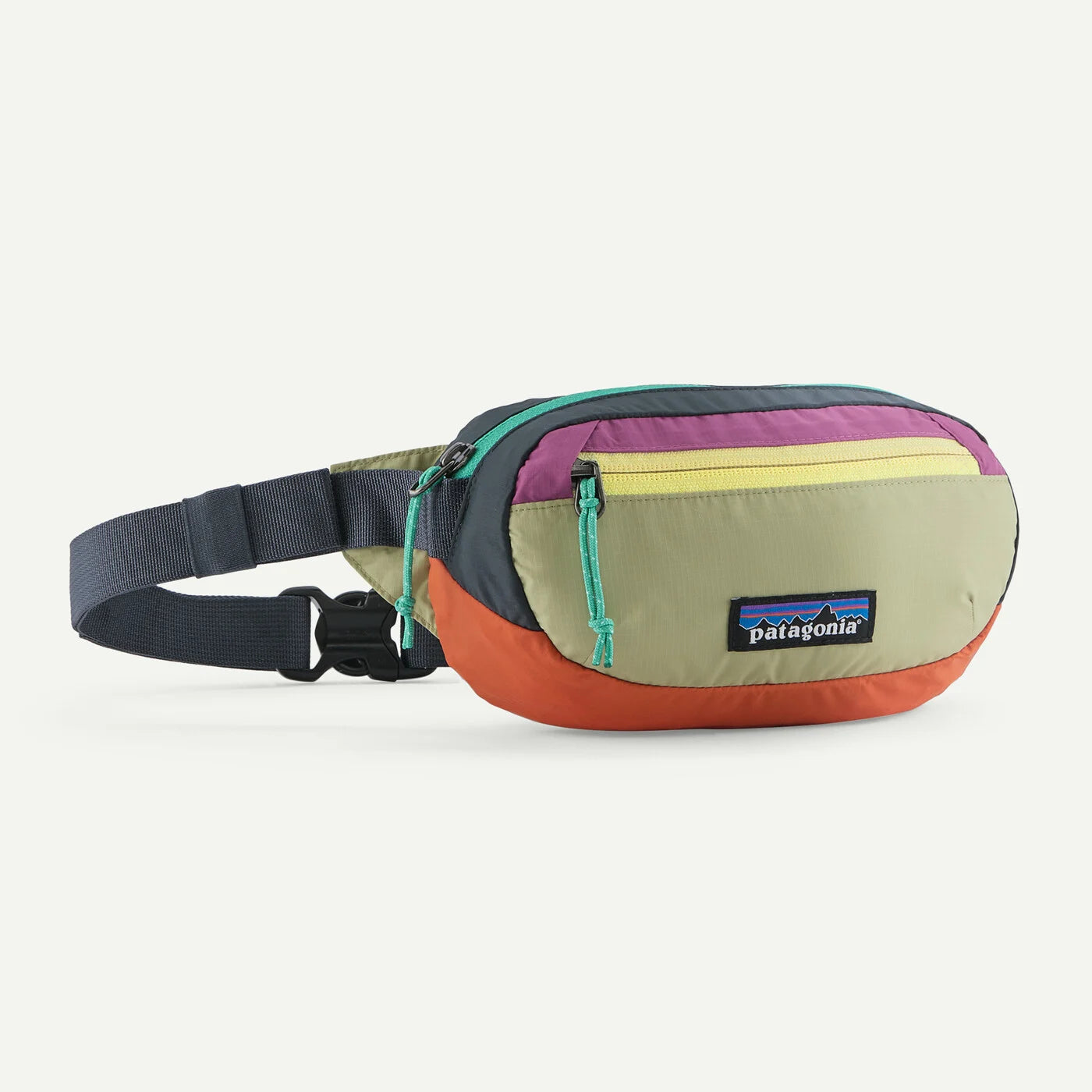 Patagonia Terravia Mini Hip Pack 1L PWGT Patchwork: Gumtree Green