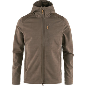 Fjallraven Men's Keb Fleece Hoodie Suede Brown