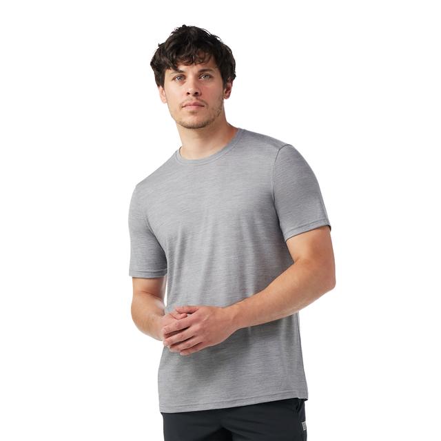 Smartwool Mens Active SS 545 Light Gray Heather