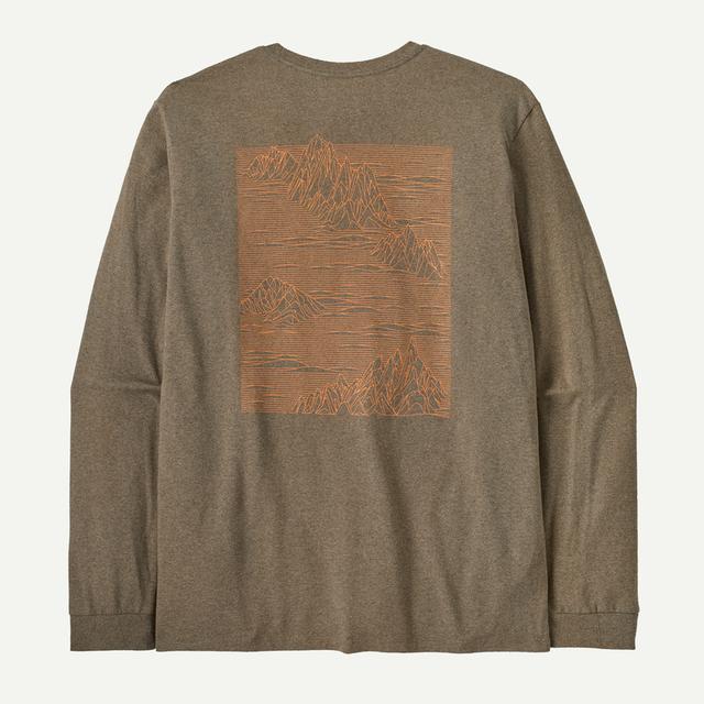 Patagonia M LS Strataspire Responsibili-Tee WNGY Wing Grey