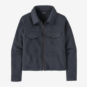 Patagonia W Better Sweater Zippered Chore Jkt PIBL Pitch Blue
