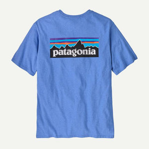 Patagonia Mens P-6 Logo Responsibili-Tee ABNB Abundant Blue