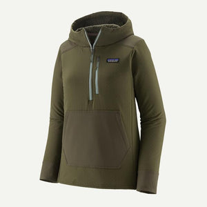 Patagonia Womens R2 CrossStrata Pullover Pine Needle Green