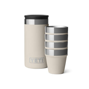 Yeti Shot Glasses and Case Cape Taupe