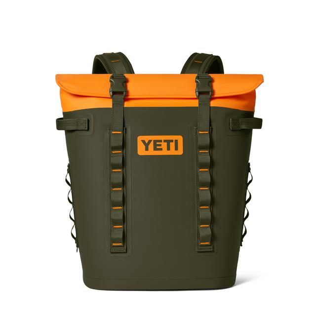 Yeti Hopper M20 Backpack Soft Cooler Olive/King Crab Orange