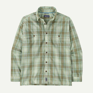 Patagonia Mens Long-Sleeved Island Hopper Shirt LSGN Longshore: Lichen Green