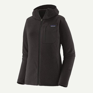 Patagonia Womens R1 Air Full-Zip Hoody BLK Black