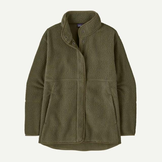 Patagonia Womens Retro Pile Coat BSNG Basin Green