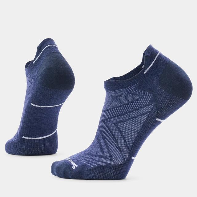 Smartwool Mens Run Zero Cushion Low Ankle Socks R57 Deep Navy-White