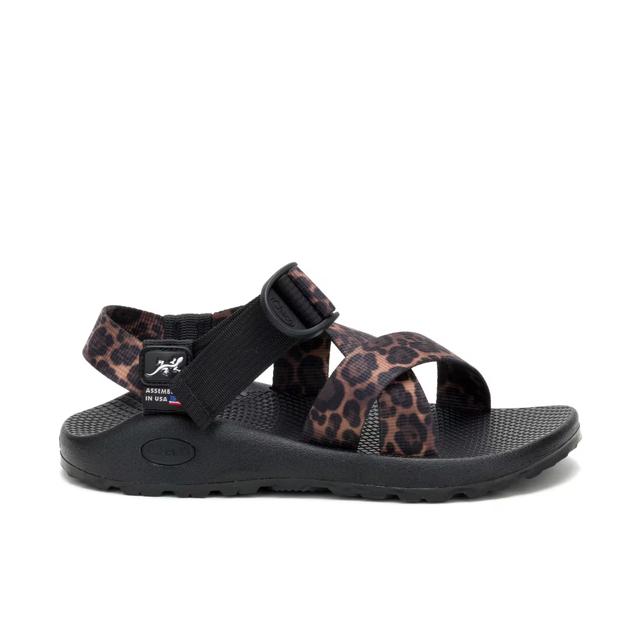 Chaco Womens Mega Z/1 Wide-Strap Classic Sandal Brown Leopard
