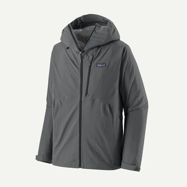 Patagonia Mens Granite Crest Rain Jacket FBK Forge Grey w/Black
