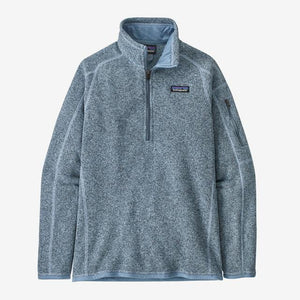 Patagonia Womens Better Sweater 1/4 Zip Steam Blue