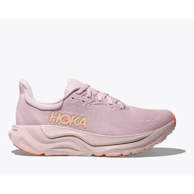 Hoka Womens Arahi 8 LLP Lilac Cream/Neon Cantaloupe